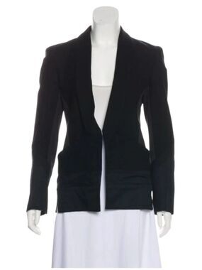 SURFACE TO AIR Mixed Media Shawl Collar Blazer M